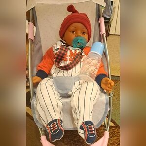 Cititoy African American Baby Boy Doll.